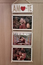 Moldura com 3 fotos